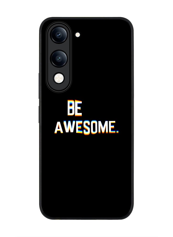 For vivo Y29s 5G / Y19s 5G Case,Slim fit Camera Protection, Shockproof Thin Phone cover  - Be awesome